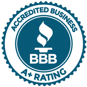 BBB Accredited Business with an A+ rating